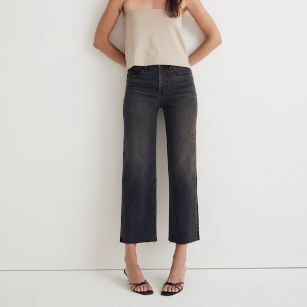 The Petite Perfect Vintage Wide-Leg Crop Jean
